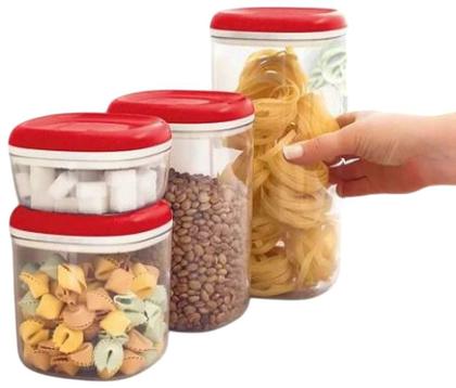 Imagem de Kit Modular Clear Vermelho 4 unidades