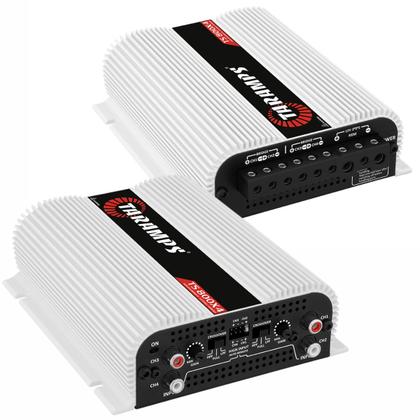 Imagem de Kit Módulo Amplificador Taramps TS800x4 800W e HD3000 3000W 1 Canal 4 Ohms mais Processador Equalizador Stetsom STX2448 4 Vias