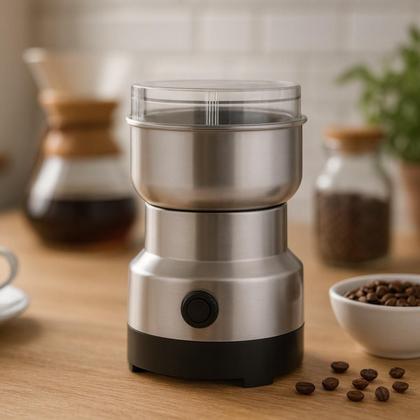 Imagem de Kit Moedor Café Elétrico + Jarra Barista Pitcher Inox 350Ml