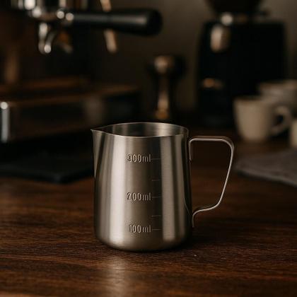 Imagem de Kit Moedor Café Elétrico + Jarra Barista Pitcher Inox 350Ml