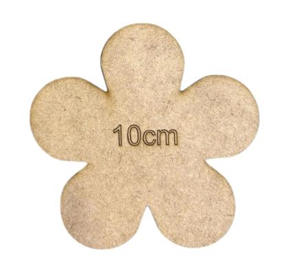 Imagem de kit Moldes c/ 5 Flores em MDF