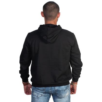 Imagem de Kit Moletom Masculino Blusa Masculina Canguru sem Ziper com Capuz Liso Flanelado Básico Unissex