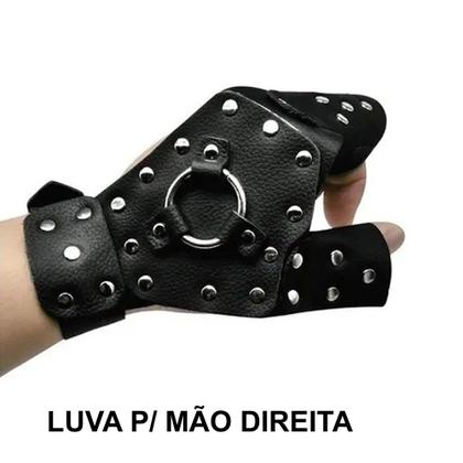 Imagem de Kit Molinete SpinCas Lança Dardo Estilingue Luva de Proteção Escolha 1 Lado