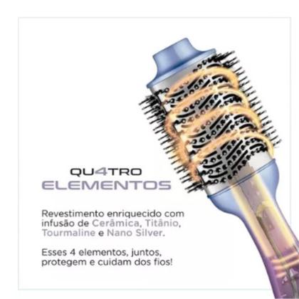 Imagem de Kit Mondial 2 em 1 Escova Secadora de cabelo ES-JU-03 e Prancha P-JU-03 Bivolt