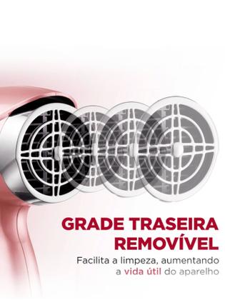 Imagem de Kit Mondial 2 em 1 Secador SC-32 220V e Prancha Chapinha P-20 Golden Rose