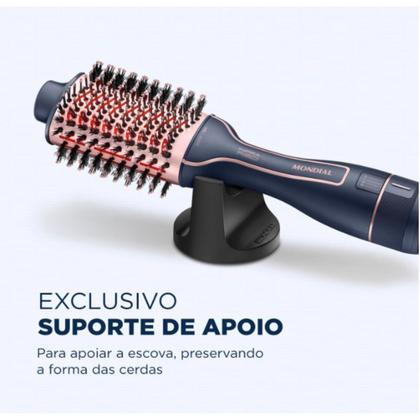 Imagem de Kit Mondial de Escova ES-01 E Prancha P-01 Infra Red Ion Turmalina - Bivolt