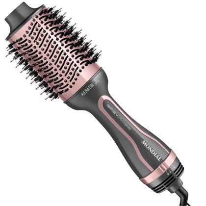 Imagem de Kit Mondial Escova de cabelo ES-11 e Prancha P-20 Bivolt