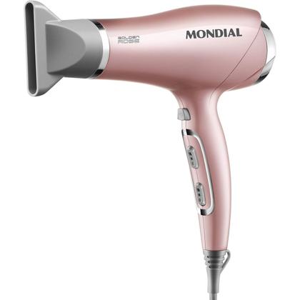 Imagem de Kit Mondial Golden Rose 2 em 1 com Secador SC SCN32 Potente e Prancha Chapinha Alisadora P20 Voltagem 110v~127v