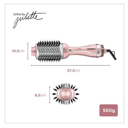 Imagem de Kit Mondial Prancha P-JU-01 + Escova Secadora ES-JU-01 Biv