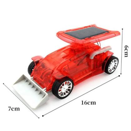 Imagem de Kit montagem solar brinquedo carrinho montar robotica robo