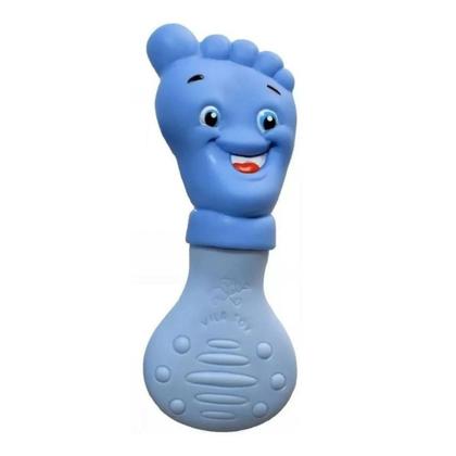 Imagem de Kit Mordedor Bebe Mãozinha e Pezinho AZUL Vila Toy
