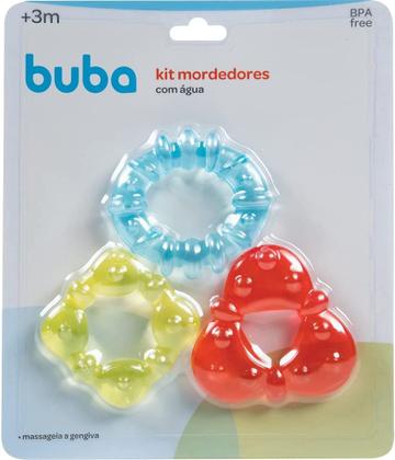Imagem de Kit Mordedores Com Água Geométricos Buba