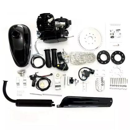 Imagem de Kit Motor 48cc 2 tempos Bicimoto para bicicleta Motorizada - Prata