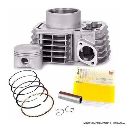 Imagem de Kit Motor Cilindro Metal Leve Honda Biz 125 Injetada 2009-