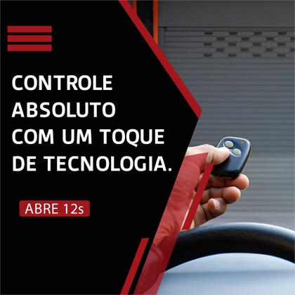Imagem de Kit Motor de Portão Basculante Acionamento 12 segundos 1.4/1.5m 127v/220v  Acompanha Controle