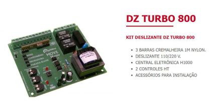 Imagem de Kit motor  portão automatico deslisante engemov dz turbo 800