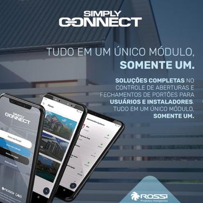 Imagem de Kit Motor Portão Dz Atto Turbo 5M Crem Wifi App Celular Android iOS 350kg Rossi 220v