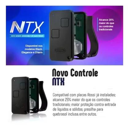 Imagem de Kit Motor Portão Eletrônico Deslizante Rossi Dz Atto Turbo 220v