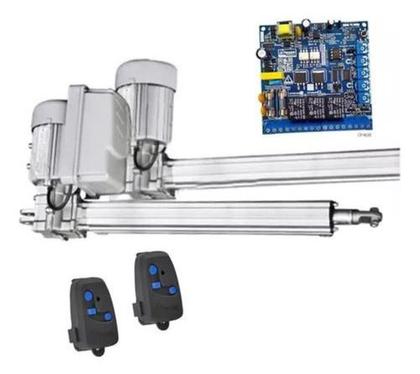 Imagem de Kit Motor Portão Pivotante Duplo 1/3 Alumínio Max Peccinin
