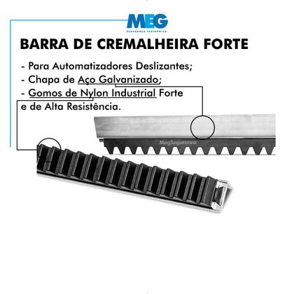 Imagem de Kit Motor Ppa Dz Rio 1/4 4m Crem 5 Contr Rápido Portão 300kg