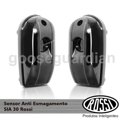 Imagem de Kit Motor Rossi 1/4CV Dz Nano Turbo 5m Crem 2 Control 1 Sensor Portão Eletrônico Deslizante 600kg