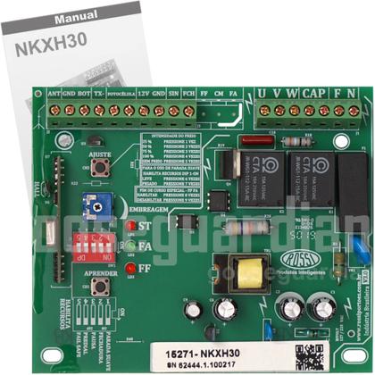 Imagem de Kit Motor Rossi 1 Dz Nano 4 Crem 2 Control 1 Sensor Portão Deslizante 600kg