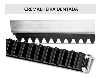 Imagem de Kit Motor Rossi Dz Atto Turbo Portão De Correr 220v + base de Fixação