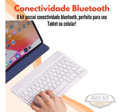 Imagem de Kit Mouse Teclado Magnético Bluetooth Para Tab S6 Lite P610