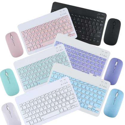 Imagem de Kit mouse + teclado portátil para Galaxy Tab S9 FE