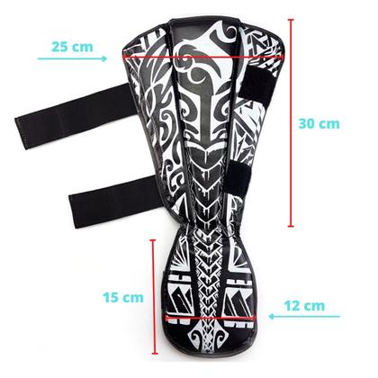 Imagem de Kit Muay Thai Kickboxing CONFY com Bolsa Spank - Preto - 10oz