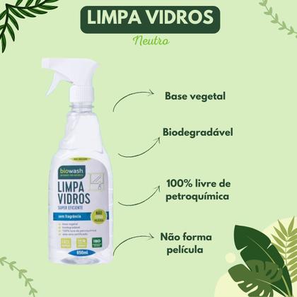 Imagem de Kit Multi Uso + Limpa Vidros Biodegradável Biowash