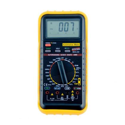 Imagem de Kit Multímetro Automotivo Digital Corrente Tensão Continuidade Hold Mda-232 Portátil Instrutherm Sensor Superfície S-01k