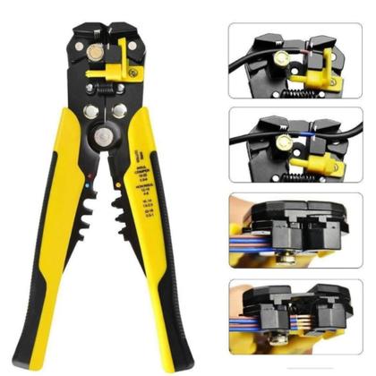 Imagem de Kit Multimetro Digital Alicate Desencapador Caneta Tensão