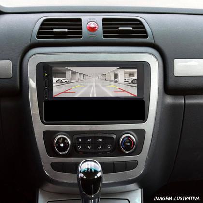 Imagem de Kit Multimídia 1 Din 9 Polegadas + Câmera Ré Corsa Classic 2007 2008 2009 2010 2011 Espelhamento USB Bluetooth