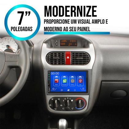 Imagem de Kit Multimídia 7 Polegadas Corsa 2002 a 2012 MP5 Carplay Android Auto