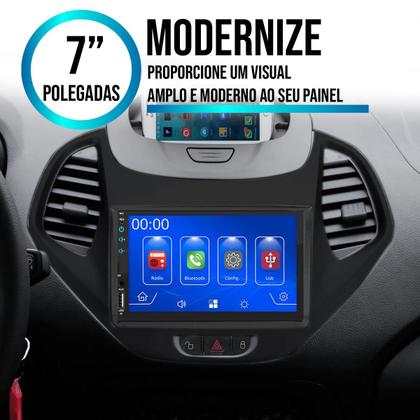 Imagem de Kit Multimídia 7 Polegadas Ka 2018 A 2021 MP5 Carplay Bluetooth + Moldura 2 Din
