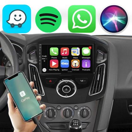Imagem de Kit Multimídia 9 Polegadas Ford Focus 2014-2019 Android CarPlay GPS