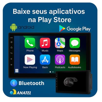 Imagem de Kit Multimidia Android 13 VW Polo 2002 A 2014 IPS 32GB 2GB