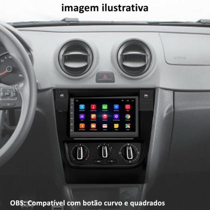 Imagem de Kit Multimidia Android 7" Gol Voyage Saveiro G6 2013-2016 + Câmera