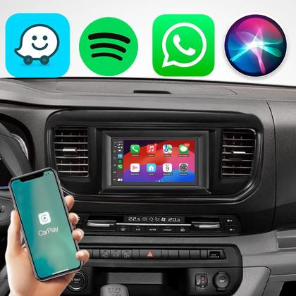 Imagem de Kit multimidia android 7" jumpy expert 18/22 7" preto fosco