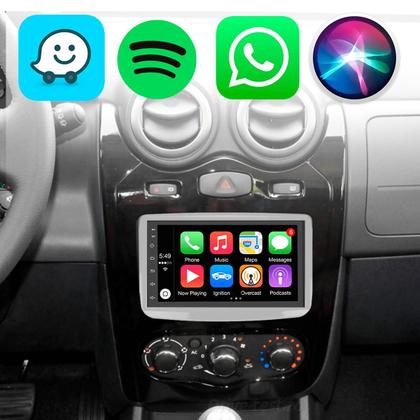 Imagem de Kit Multimidia Android 7 polegadas Renault Logan 2011 a 2024 CarPlay Câmera 