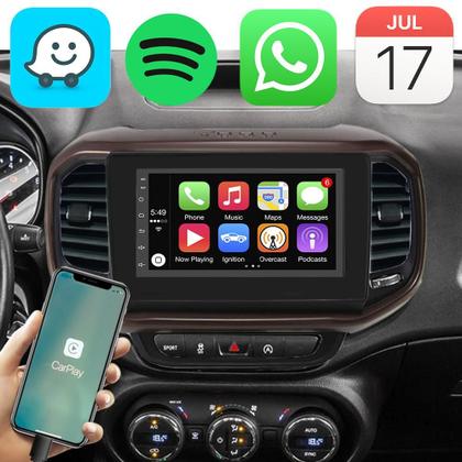Imagem de Kit Multimidia Android 7 Polegadas Toro 2016 a 2023 CARPLAY/Android Auto + Câmera e Moldura