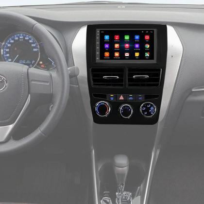Imagem de Kit Multimidia Android 7 Polegadas Yaris 2018 a 2024 + Câmera e Moldura