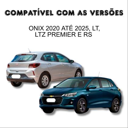 Imagem de Kit Multimídia Android 9" Onix 2020 2022 CarPlay Moldura Câmera Ré Sensor Estacionamento