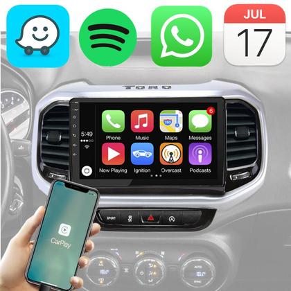 Imagem de Kit Multimídia Android 9 Polegadas 2/32gb Toro 2016 a 2021 CarPlay