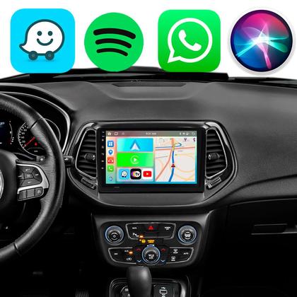 Imagem de Kit Multimídia Android 9 Polegadas Compass 2017-2021 CarPlay