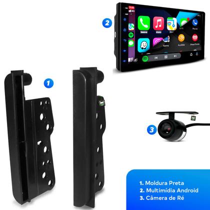 Imagem de Kit Multimídia Android Carplay 7 Pol Corolla Fielder 2003 2004 2005 2006 2007 2008