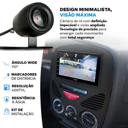 Imagem de Kit Multimídia Android Carplay 7 Pol Siena 2002 2003 04 05 06 07 08 09 10 11 12 2013 2014