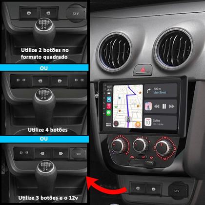 Imagem de Kit Multimidia Android Carplay 9 Pol Gol G5 2008 a 2012 