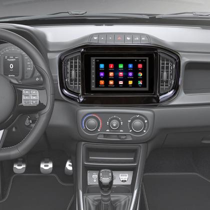 Imagem de Kit Multimídia Android Fiat Strada 2022 2023 24 7 Polegadas GPS Tv Online Bluetooth WiFi USB Rádio